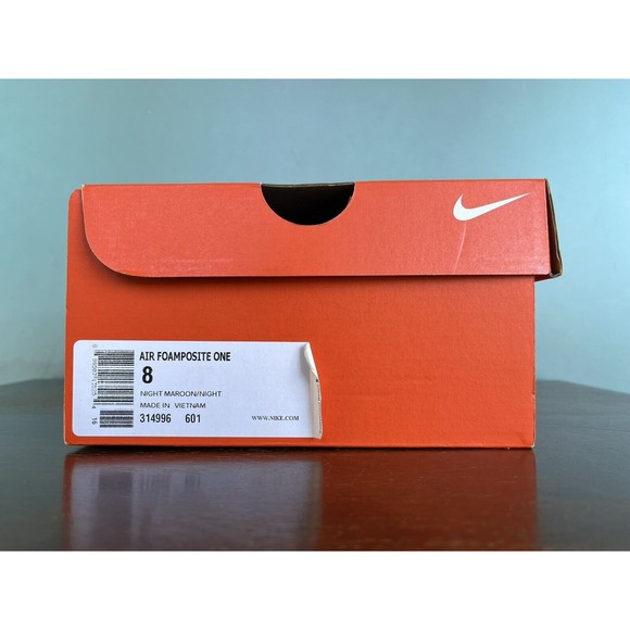 Nike Air Foamposite One "Night Maroon" Men's Size 8 314996-601 - Picture 11 of 11